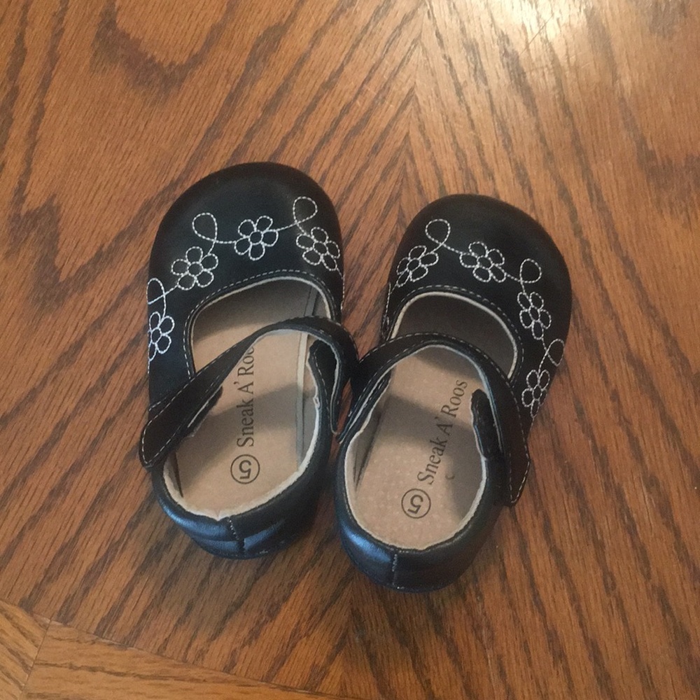 Sneak A Roos Black Mary Janes